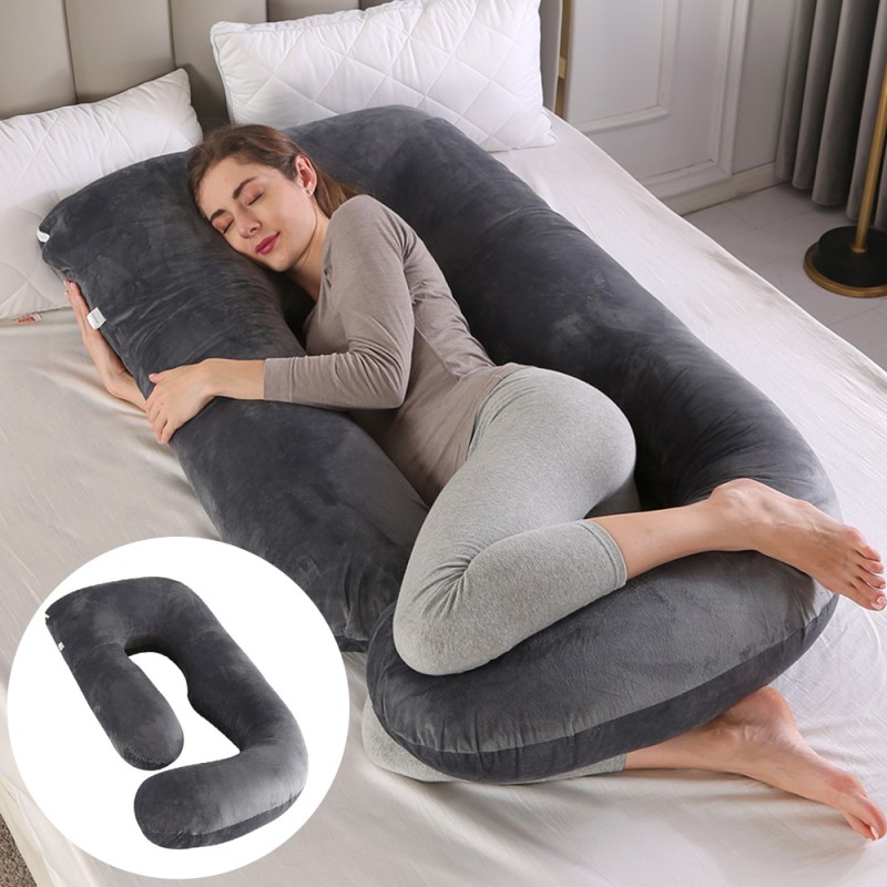 Maternity Pregnancy Pillow Factory - Large Long Full Body Crystal Velvet