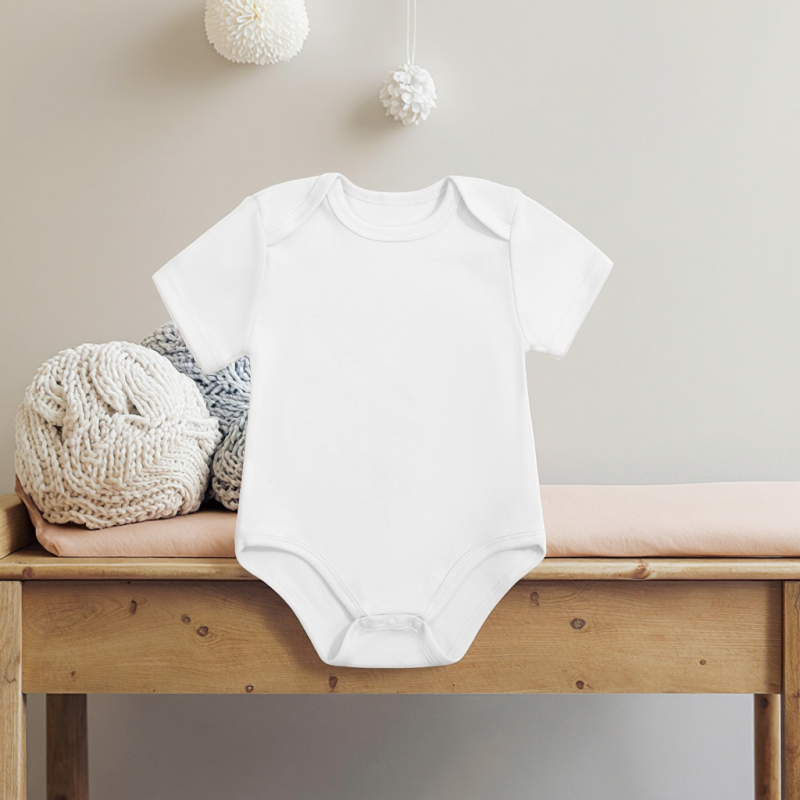 Baby Rompers Manufacturer - Unisex Summer Cotton Knitted Buttons