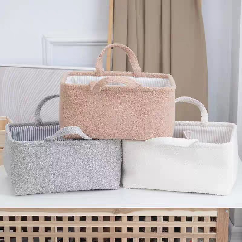 Plush Storage Set Factory - Teddy Velvet Baby Products Organization