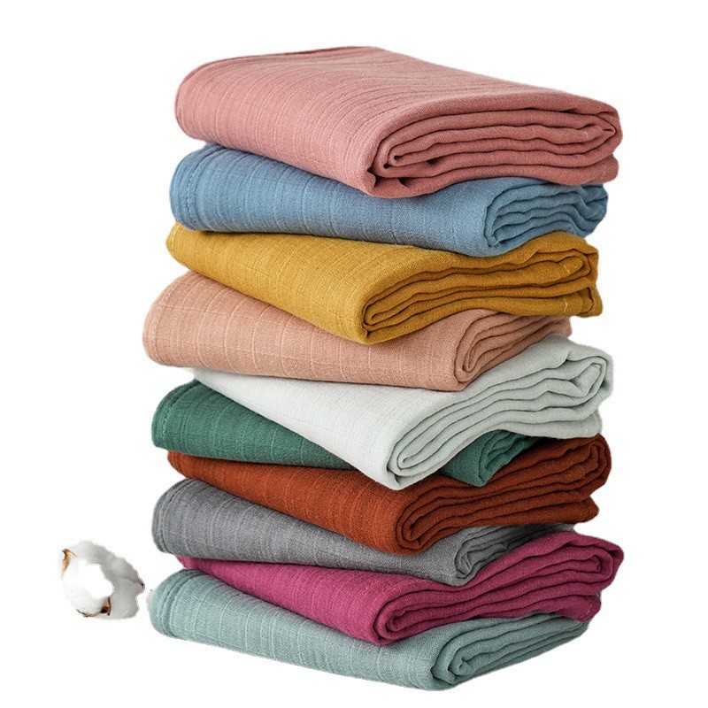 Muslin Swaddle Factory - Super Soft Bamboo Cotton Solid Colors