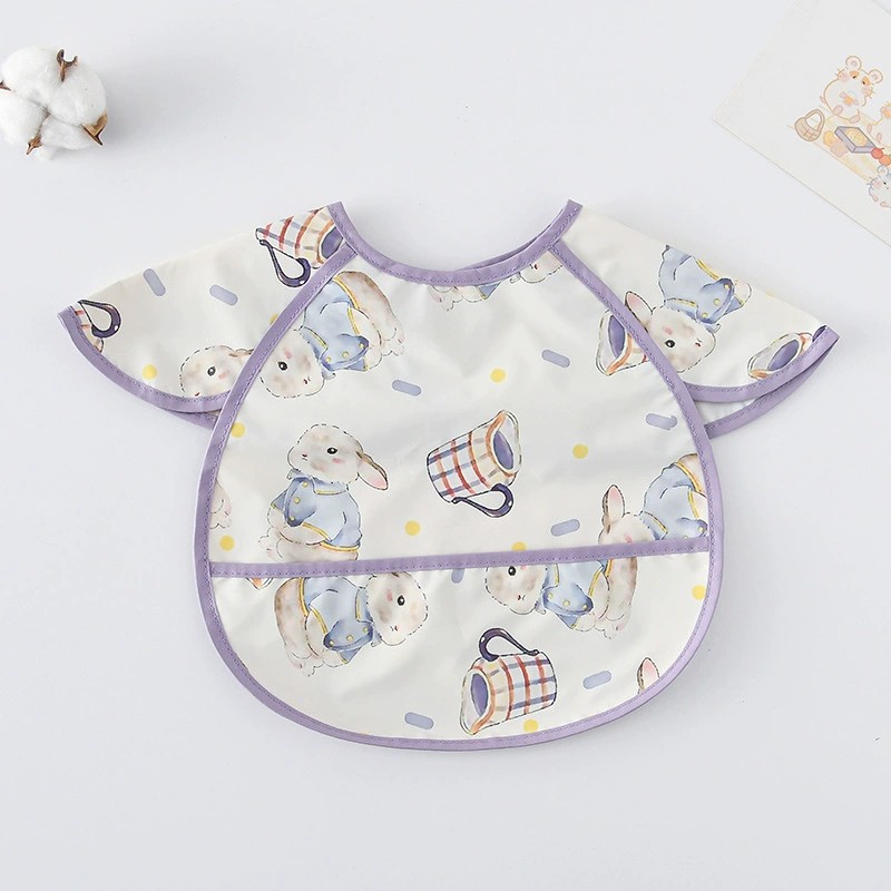 PU Smock Bib Factory - Waterproof Baby Sleeveless Feeding