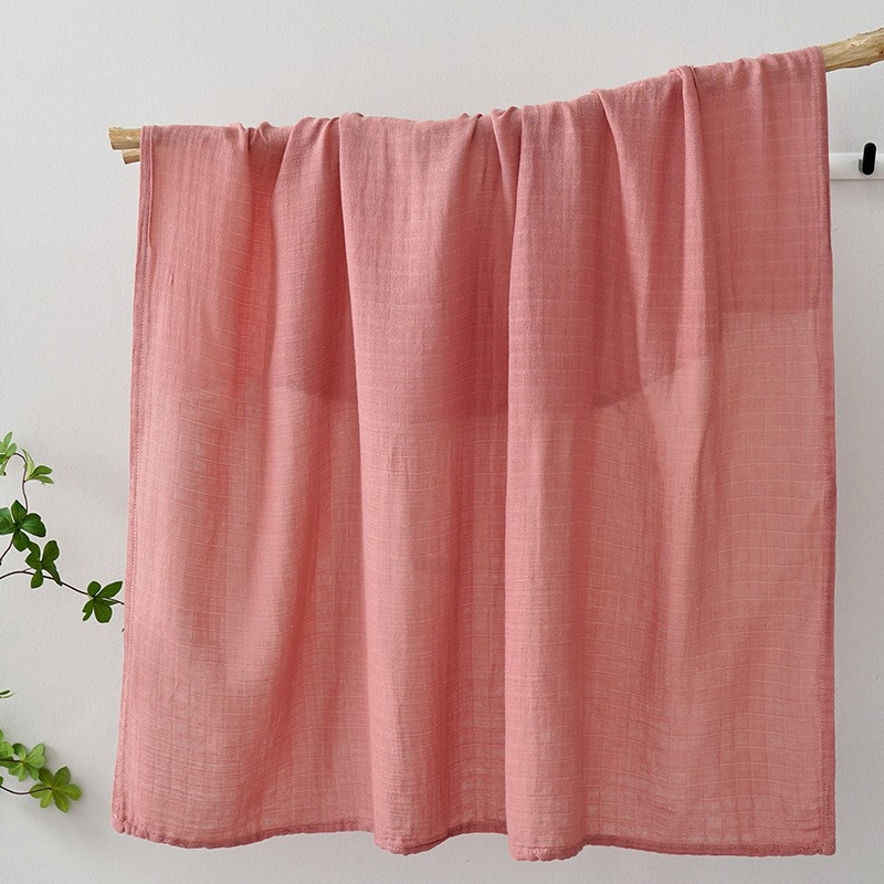 Bamboo Cotton Blanket Supplier - 120x110cm Double Layer Soft