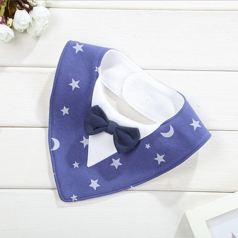 Baby Bibs Factory - Handsome Bow Tie Cotton Triangular