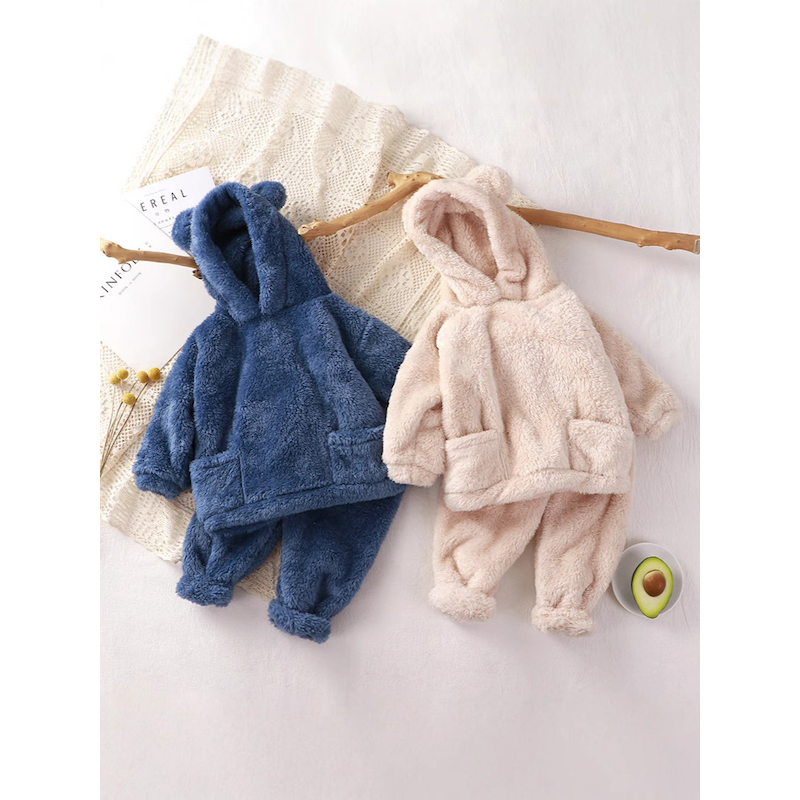 Teddy Bear Pajama Factory - Winter Warm Kids Sleepwear Set