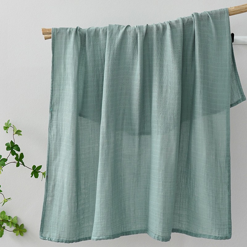 Bamboo Cotton Blanket Supplier - 120x110cm Double Layer Soft