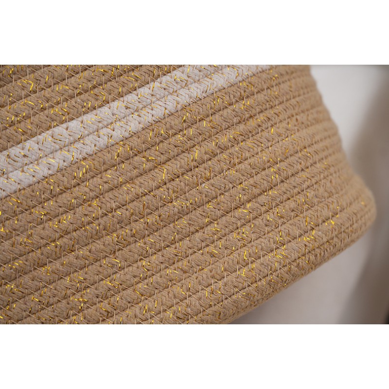 Storage Basket Factory - Cotton Rope Household Organizer with Handle