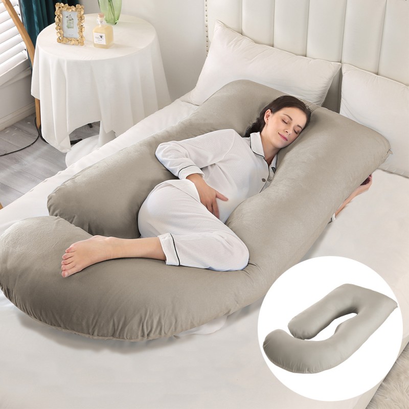 Maternity Pregnancy Pillow Factory - Large Long Full Body Crystal Velvet