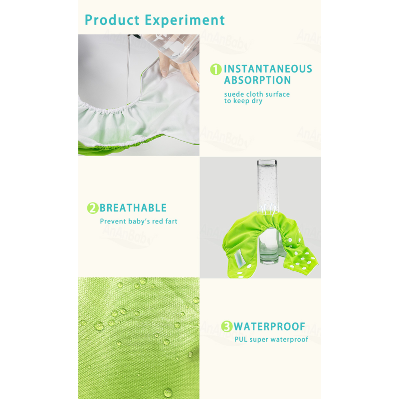 Baby Cloth Diaper Supplier - ECO-friendly One Size Washable Pocket