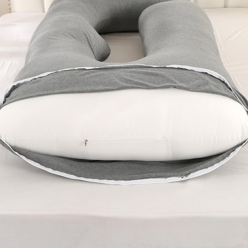 Maternity Pillow Cover Factory - Hot Sale J-Shape Removable Cover