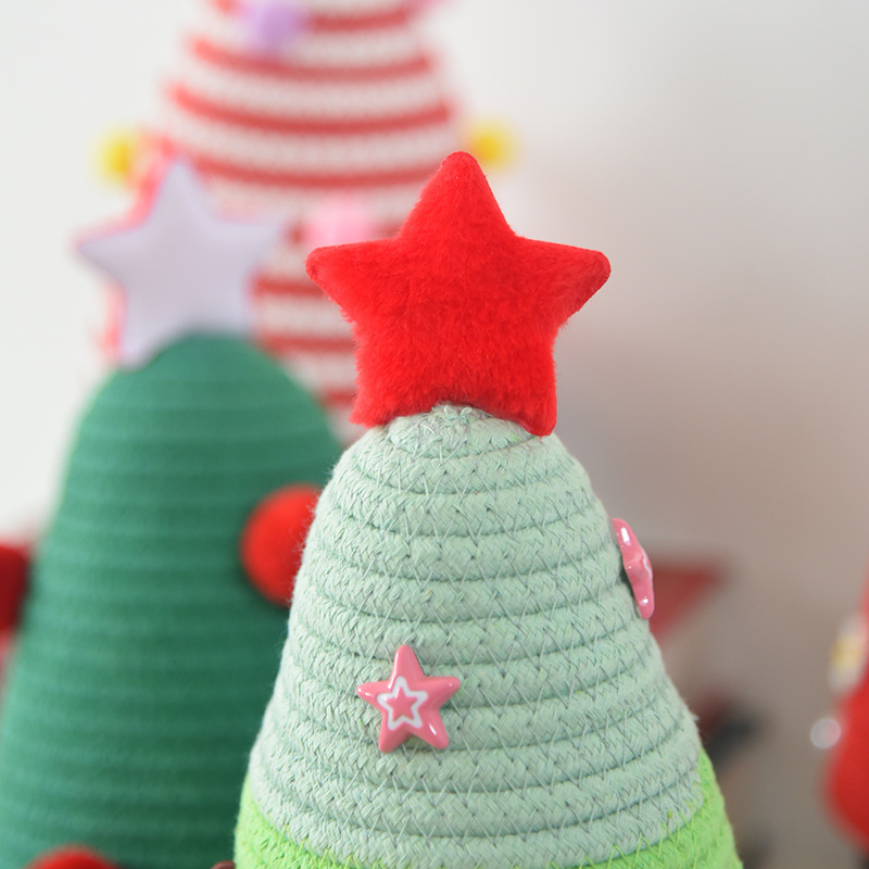 Christmas Basket Factory - Cotton Rope Woven Candy Storage Organizer