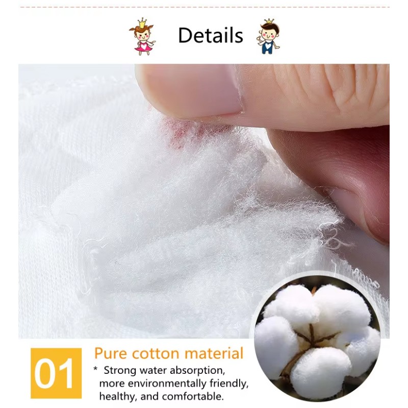 Reusable Nursing Pads Supplier - Custom Packaging 3 Layer Cotton