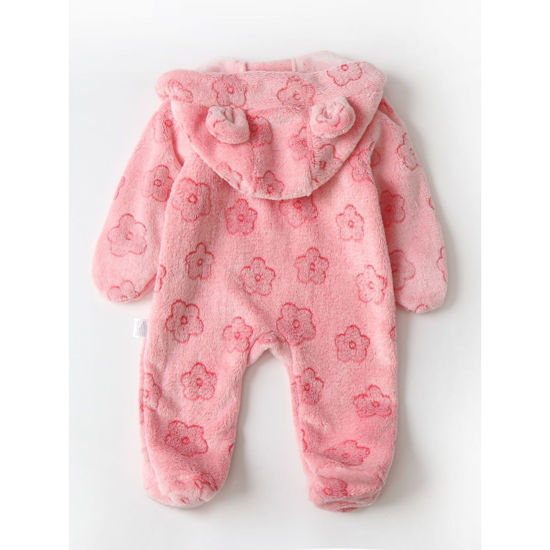 Newborn Clothes Factory - Cartoon Warm Zipper Rompers Outfit