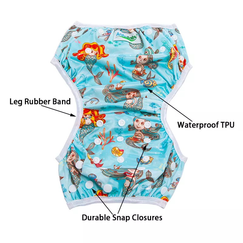Swim Diapers Supplier - Reusable Snap One Size Adjustable