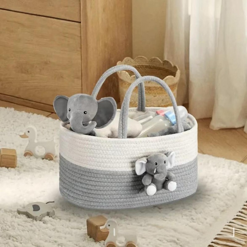 Baby Organizer Supplier - Changing Table Basket with Dividers