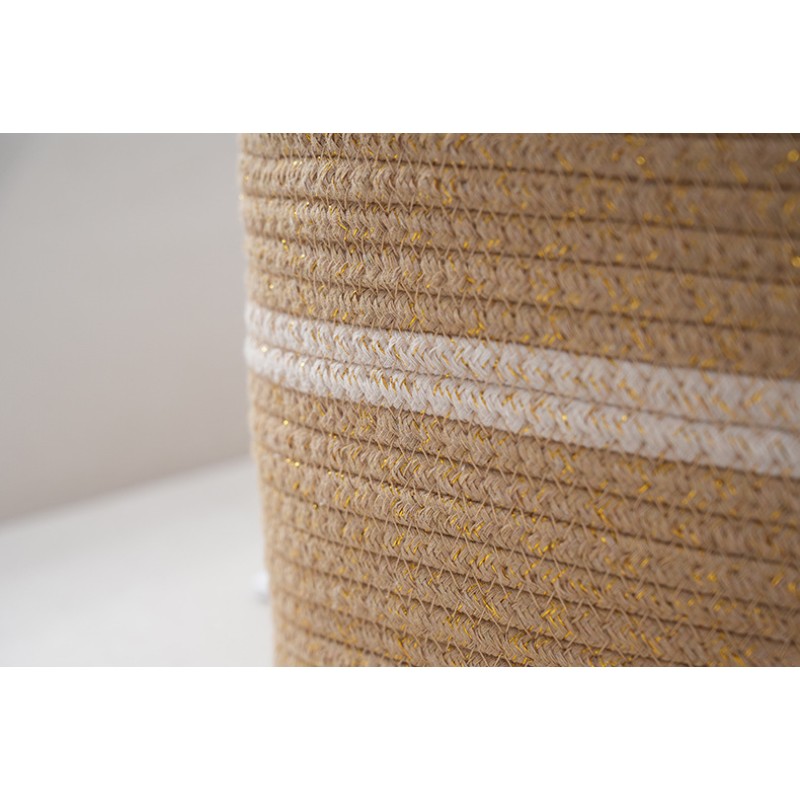 Storage Basket Factory - Cotton Rope Household Organizer with Handle