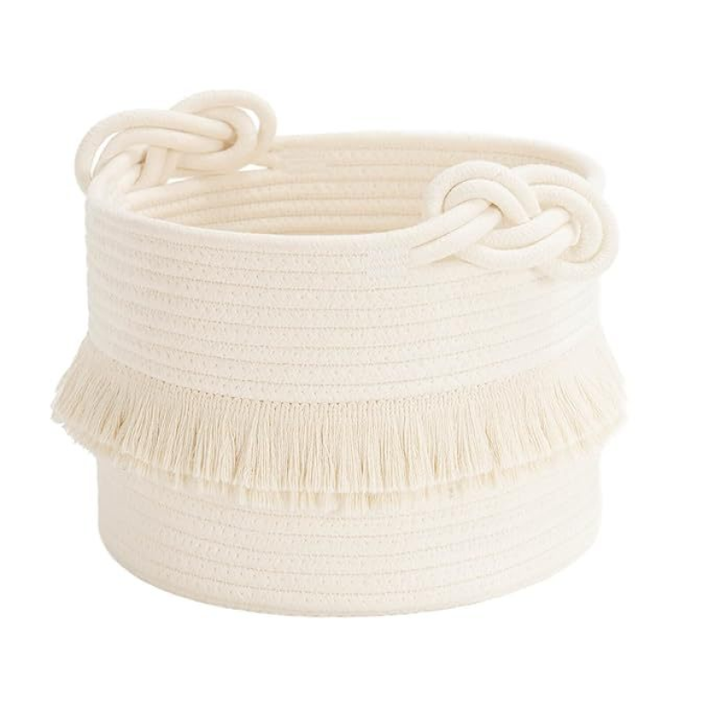 Toy Storage Basket Factory - Cotton Rope Living Room Desktop Bag