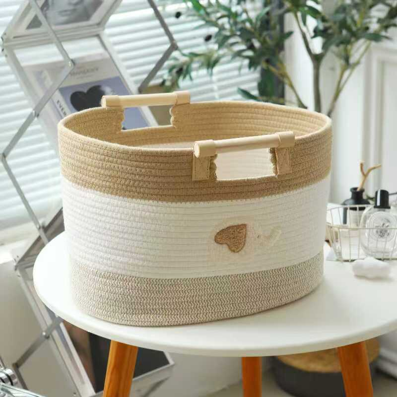 Storage Basket Factory - Custom Cartoon Woven Cotton Rope