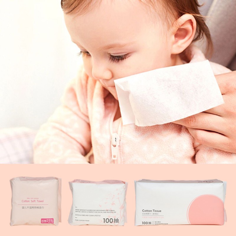 Cotton Tissue Supplier - Disposable Facial Travel Baby