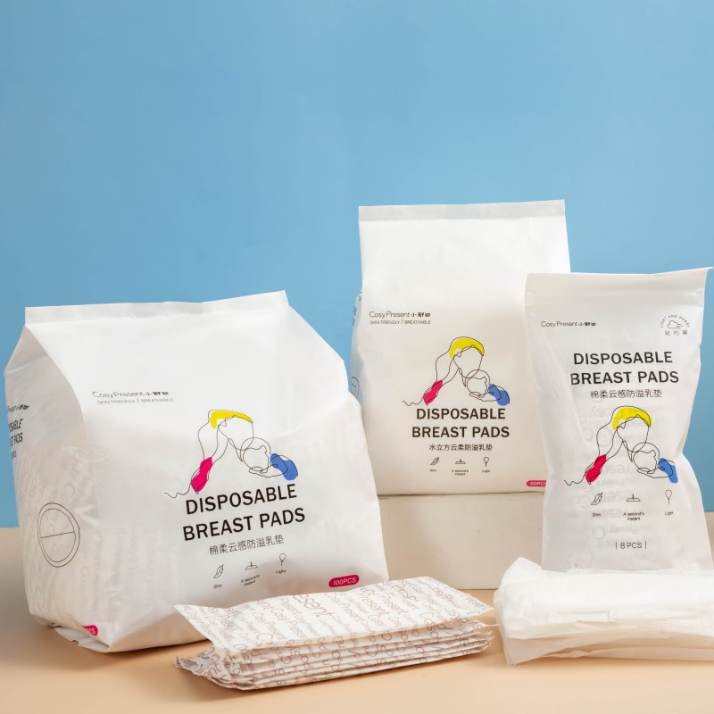 Disposable Nursing Pads Supplier - Cotton Bamboo Surface White