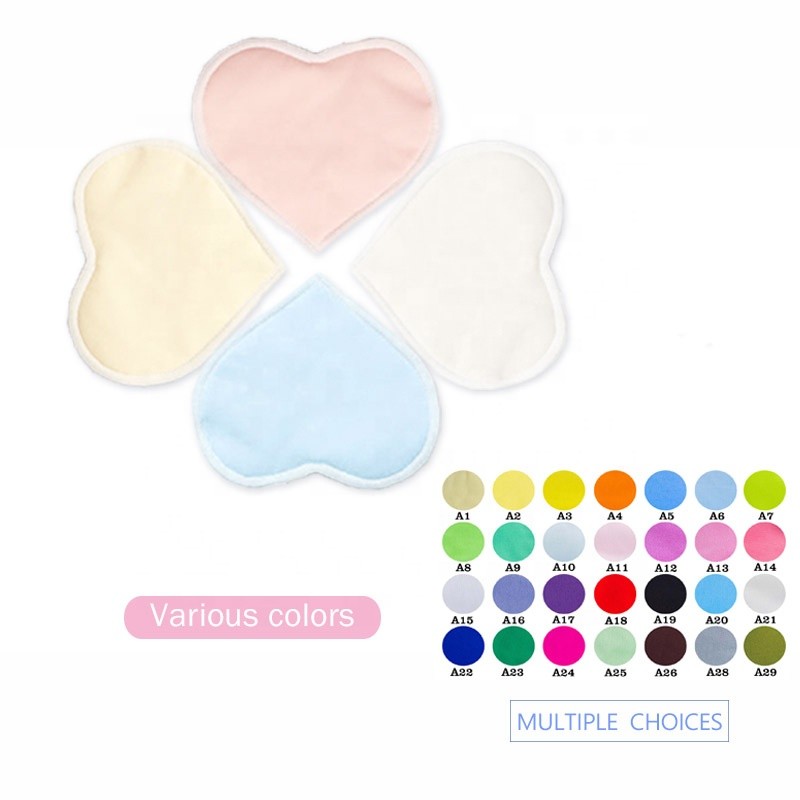Reusable Nursing Pad Supplier - Organic Cotton Heart Shaped
