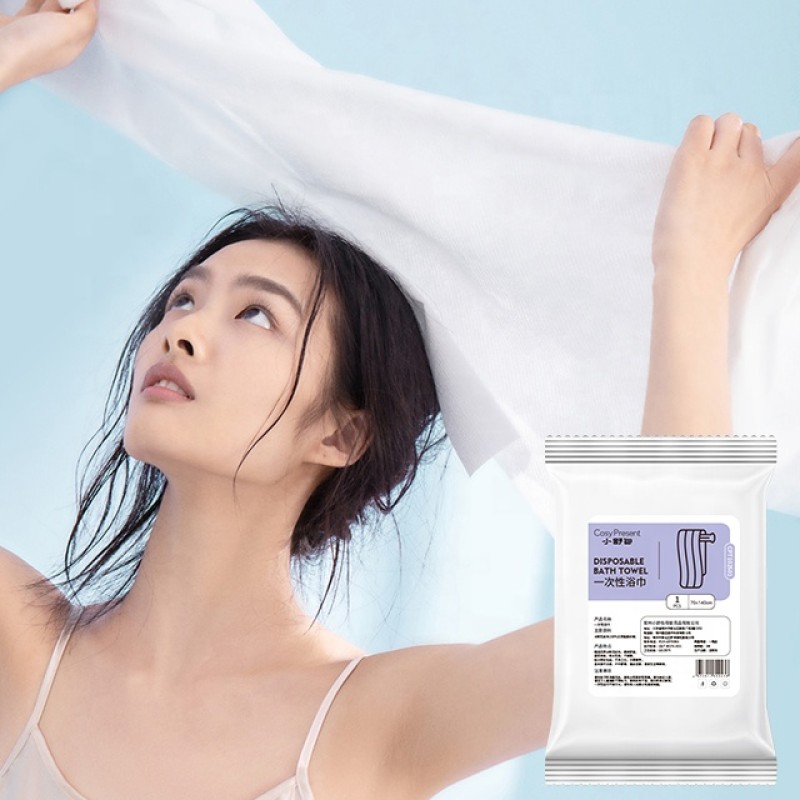 Disposable Bath Towel Factory - Large Size White Soft Adult