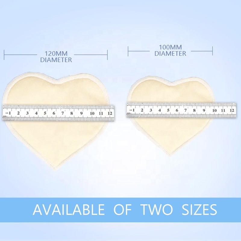 Reusable Nursing Pad Supplier - Organic Cotton Heart Shaped