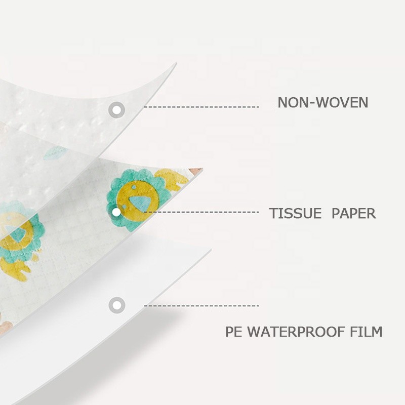 Baby Eating Bibs Factory - Disposable Sleeveless with Pocket