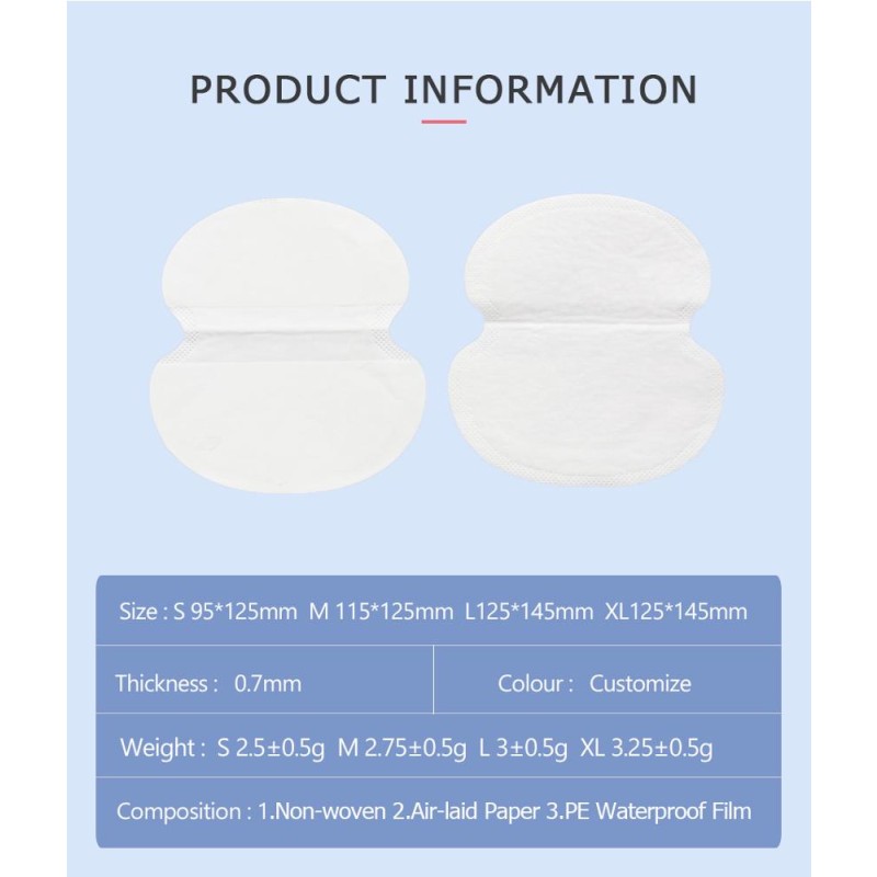 Armpit Sweat Pads Factory - Convenient Underarm Shields Low Price