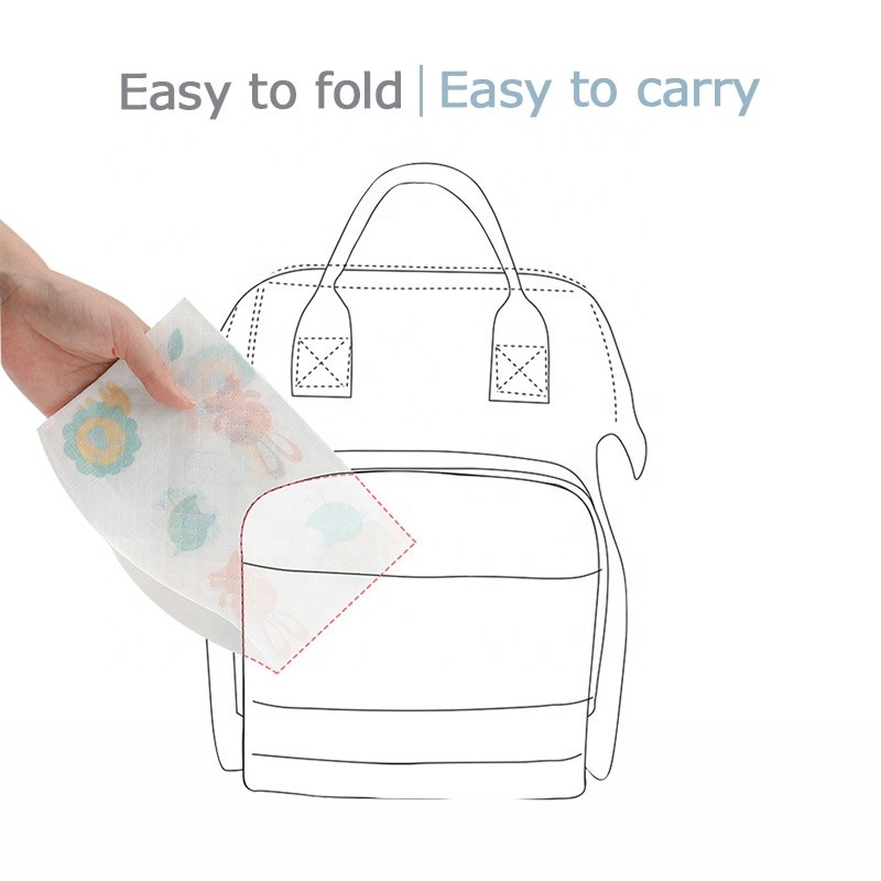 Baby Eating Bibs Factory - Disposable Sleeveless with Pocket