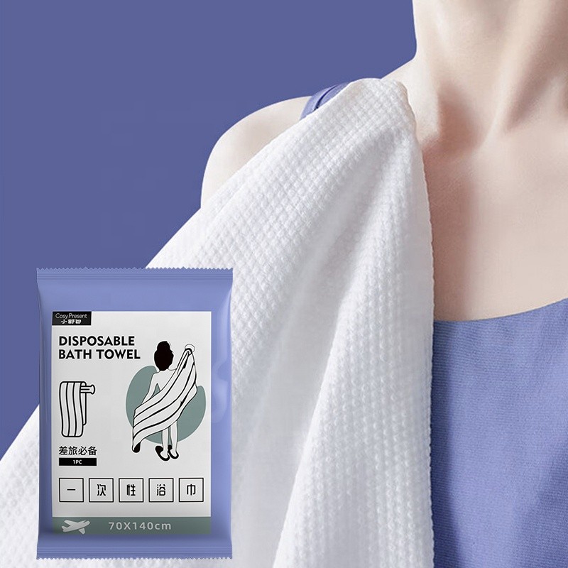 Disposable Bath Towel Supplier - Hot Sale Nonwoven Sports Pattern