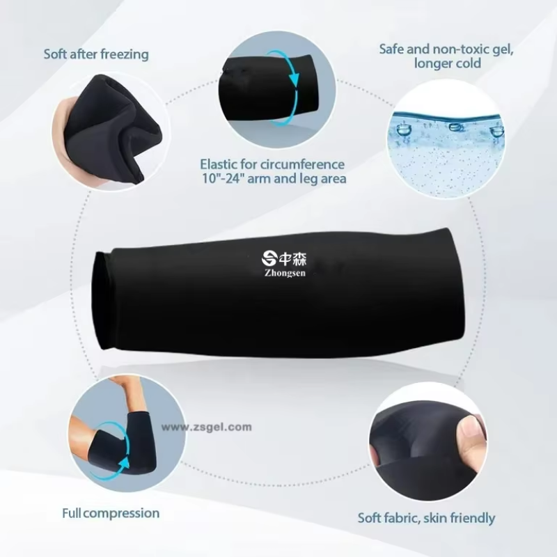 Gel Knee Sleeve Supplier - Reusable Hot Cold Compression for Athletic Support