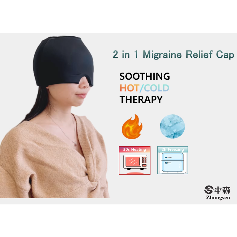 Gel Ice Cap Manufacturer - Reusable Migraine Relief Hot Cold Therapy