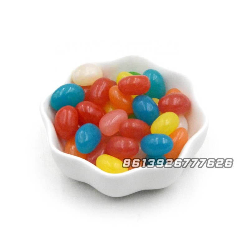 OEM 400g Rainbow Fruit Flavor Sugar Free Jelly Bean