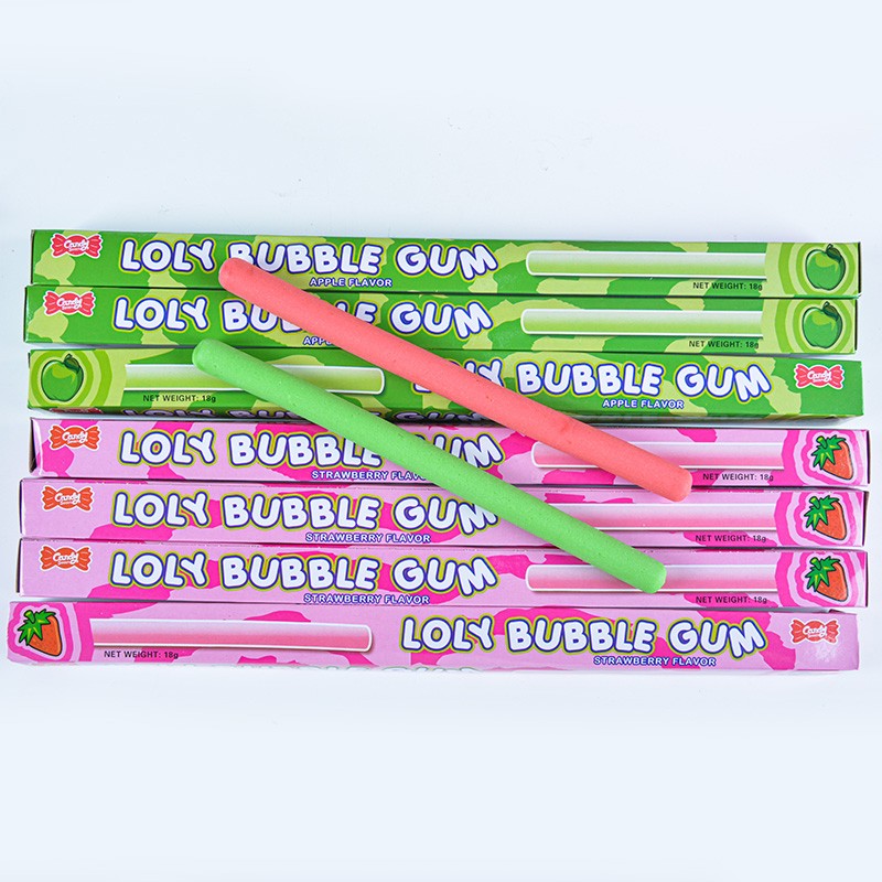 Wholesale Sweet Fruity Flavor Lolly Bubble Gum Candy