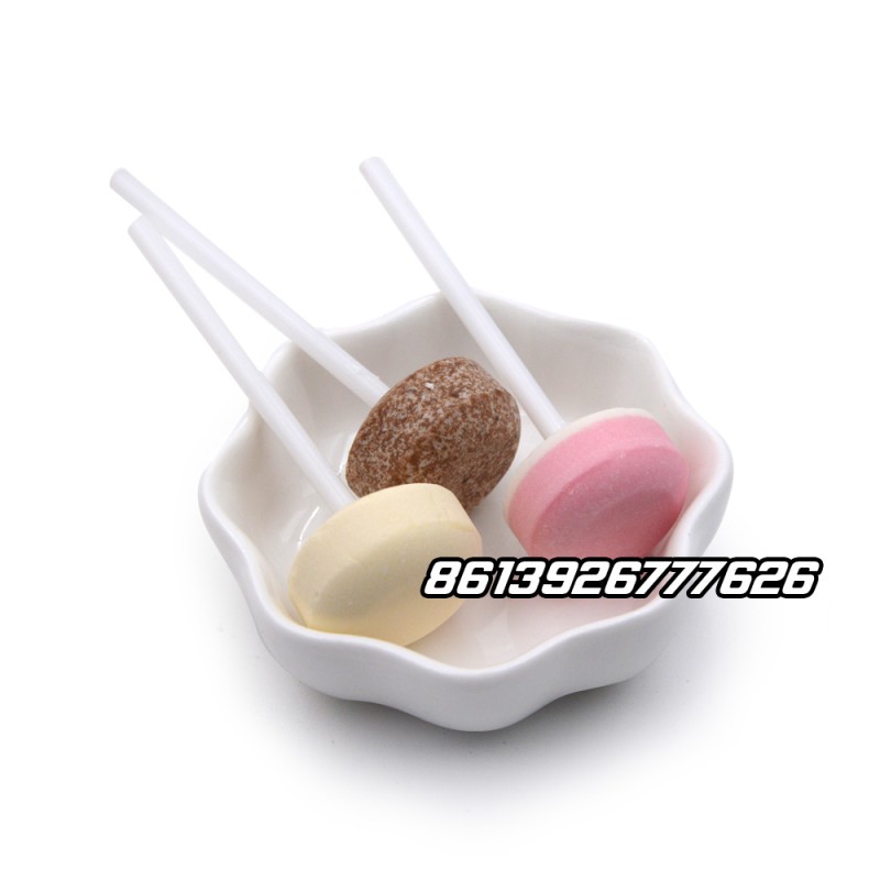 Wholesale Chinese Halal New Candy Hard Candy Sweet Milk Lollipop Ring Lollipop