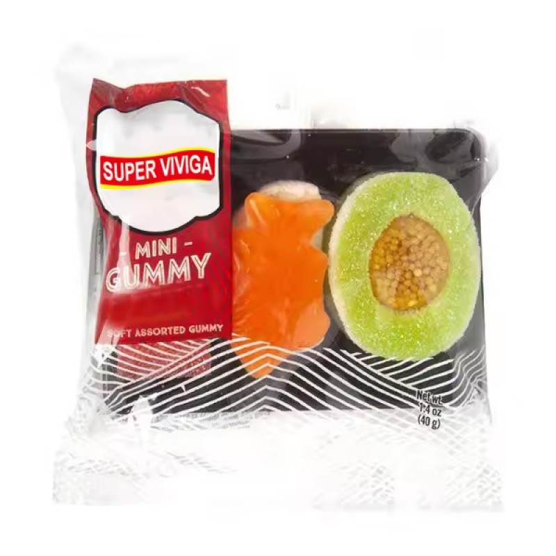 Wholesale Custom Sweet Sushi Shape Gummy Candy Dulces