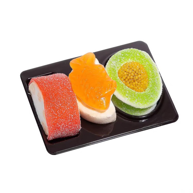 Wholesale Custom Sweet Sushi Shape Gummy Candy Dulces