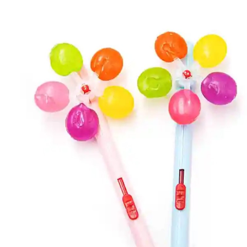 Wholesale Colorful Sweet Spin Windmill Whistle Hard Lollipop Candy Toys