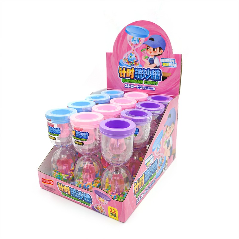Superviviga China Shantou Sweet Hourglass Shape Hard Toy Candy Toys