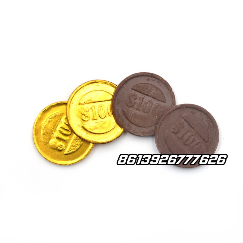OEM Cheap Price Sweets Round Gold Coin Chocolate