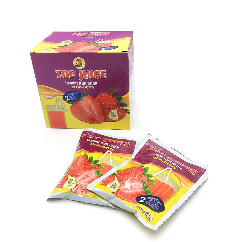 Wholesale Fruit Strawberry Flavor Insatant Juice Powder