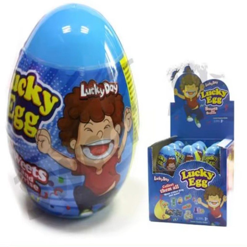 Wholesale Custom Candy Plastic Big Kids Surprise Egg Toys