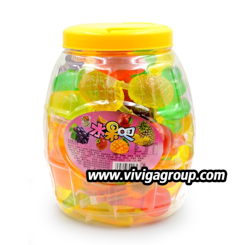 China Colorful Cute Fruit Shape Yummy Juice Fruit Jelly