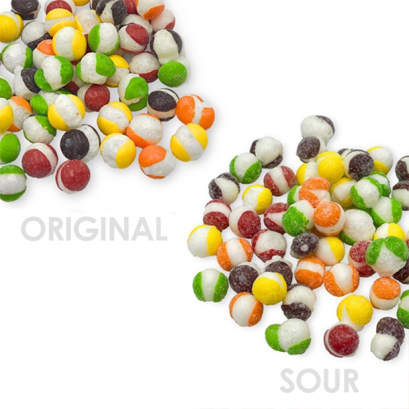 Wholesale Custom Colorful Bag Packing Sweet Sour Halal Dry Freeze Dried Candy