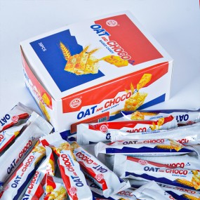 Wholesale Oat Chocolate Choco Cube Compress Hard Candy