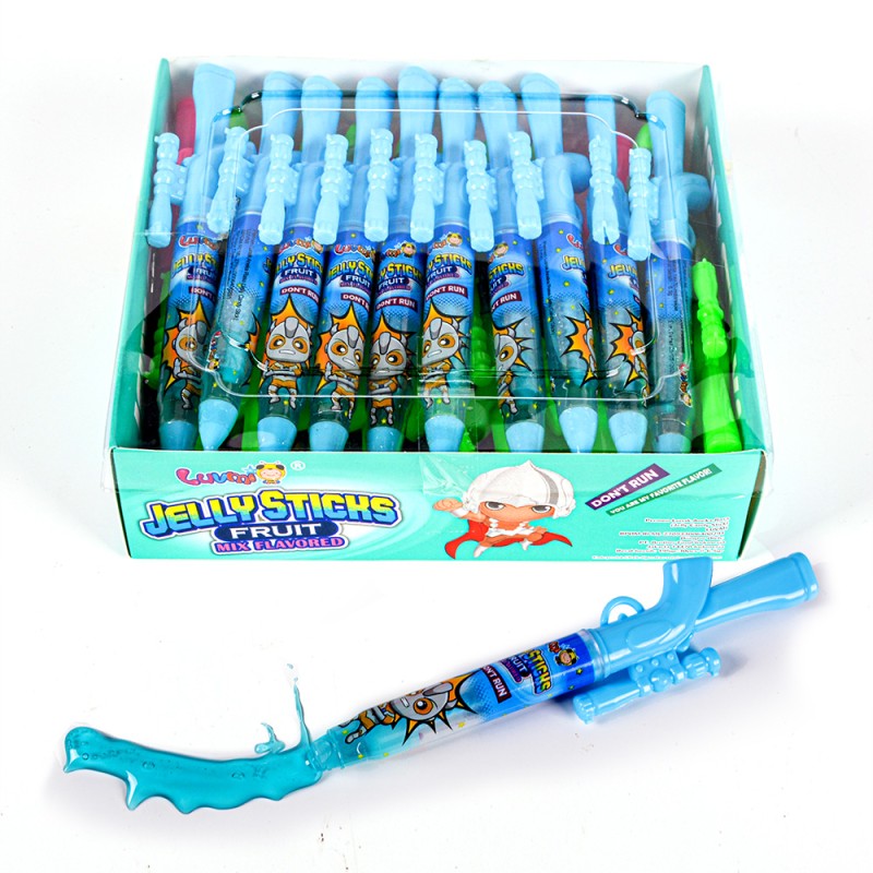 Wholesale Custom Assorted Mix Fruit Flavor Syringe Shape Spray Liquid Candy