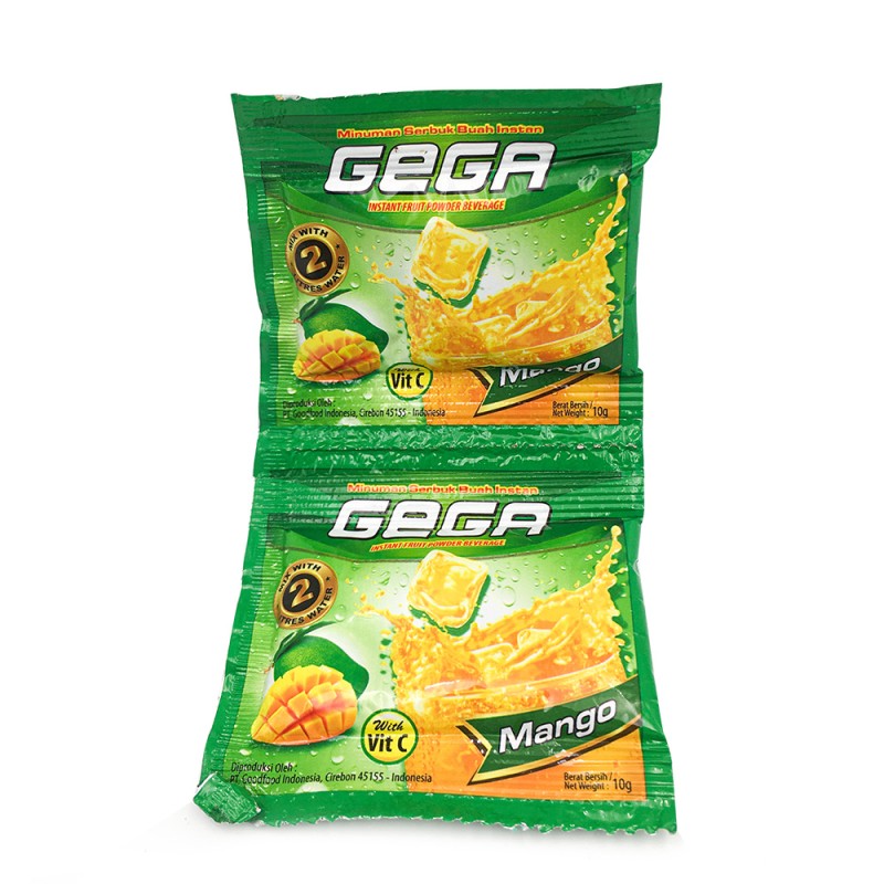 Wholesale Custom Fruit Flavor Gega Instant Juice Powder Drink