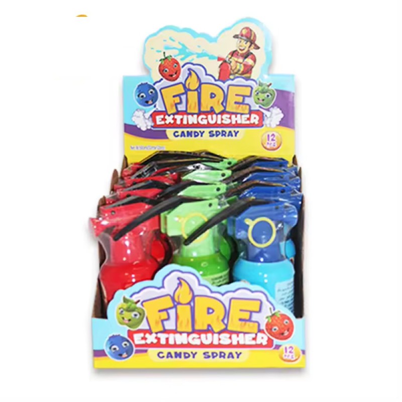 Wholesale Custom Sweet Sour Fruit Favour Extinguisher Spray Liquid Confectionery Candy