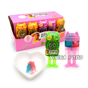 Halal Cheap Price Two Colors Fruit Jelly Jam Liquid Candy