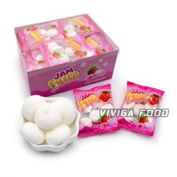 Strawberry Flavor Jam Center Filled Marshmallow Candy